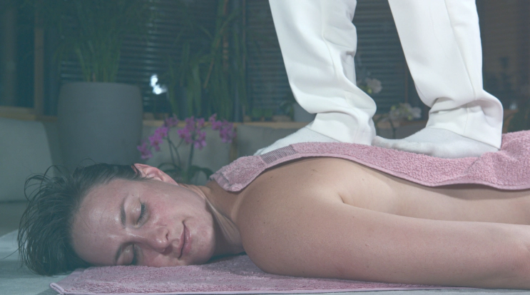 woman back walking massage danville ca